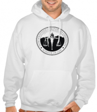 NWCU Law Basic Hooded Sweatshirt, B/W