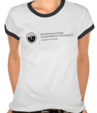NWCU Law Ladies Ringer T-Shirt