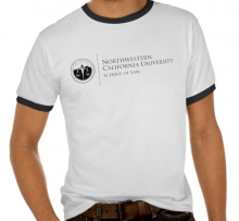 NWCU Law Mens Ringer T-Shirt